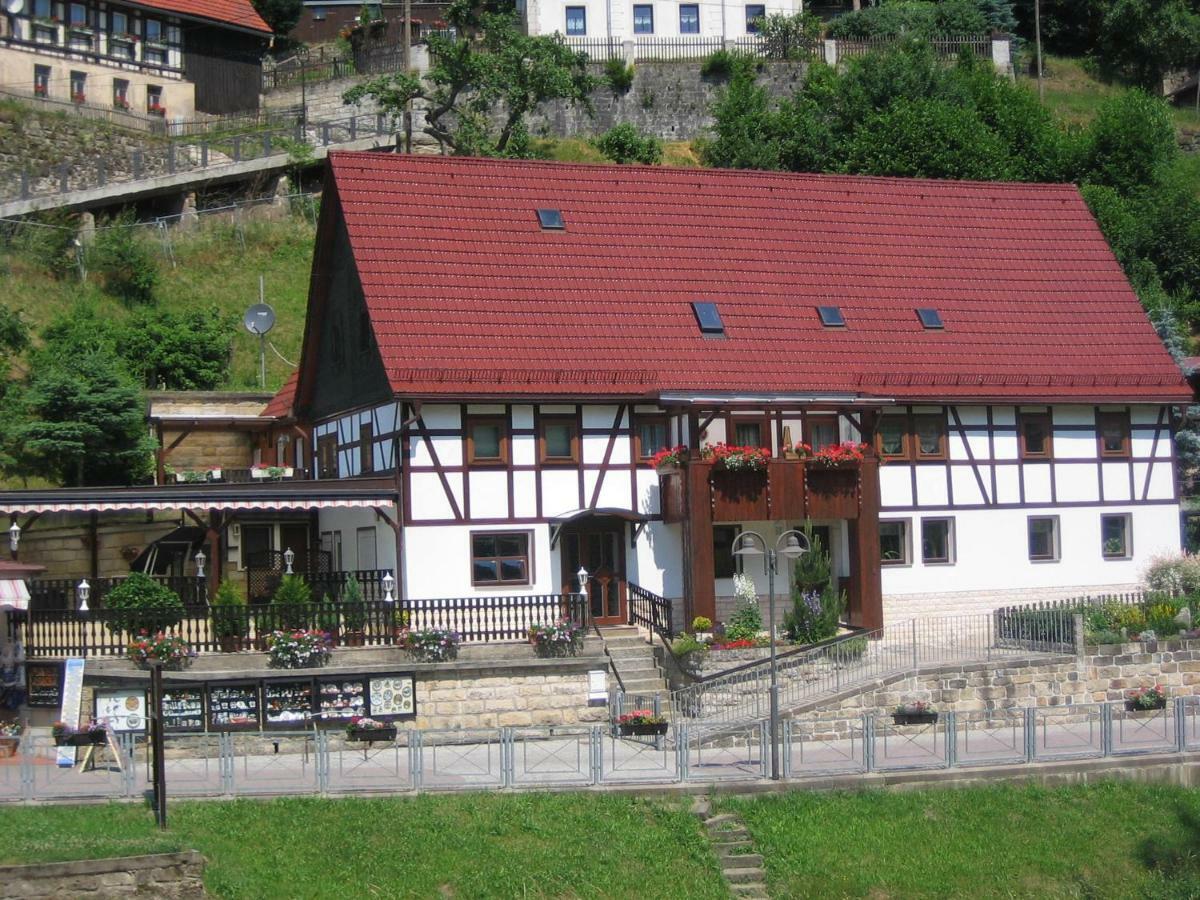 Ferienwohnung Am Grunbach Rathen Buitenkant foto